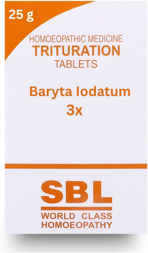 SBL Baryta Iodatum Trituration Tablet 3X