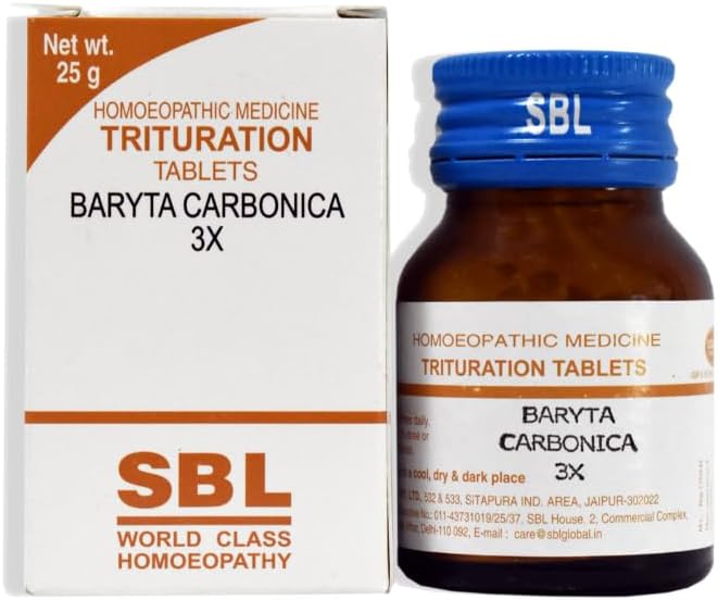 SBL Baryta Carbonicum Trituration Tablet 3X