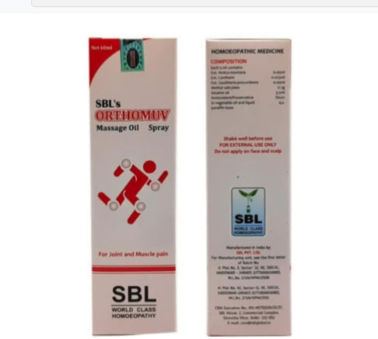 SBL Orthomuv Massage Oil 60 ml