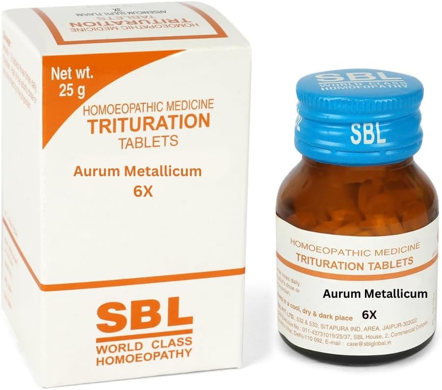 SBL Aurum Metallicum Trituration Tablet 6X