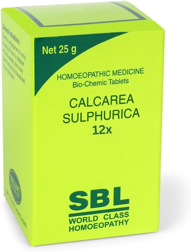 SBL Calcarea Sulphurica Biochemic Tablet 12X