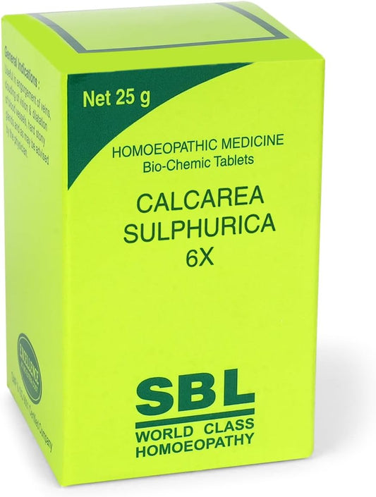 SBL Calcarea Sulphurica Biochemic Tablet 6X